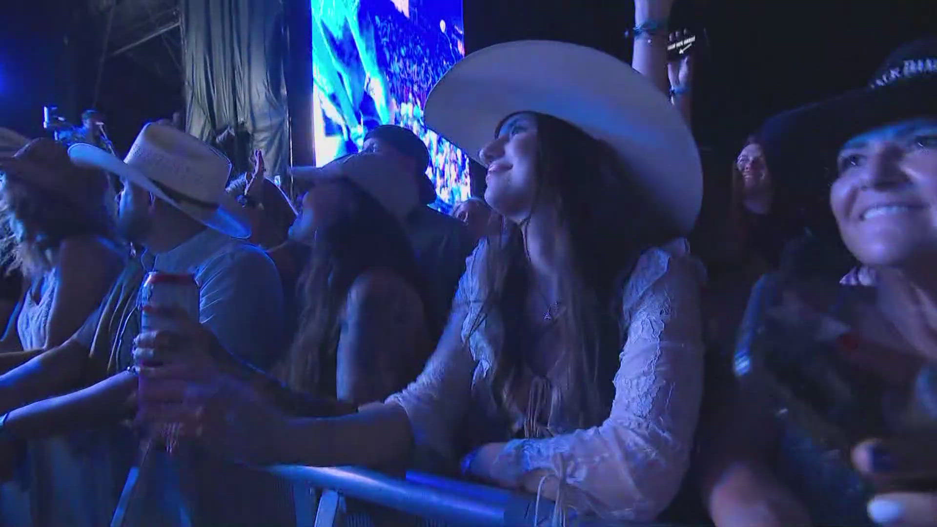 The festival brings in thousands of country music fans for days of music and fun. 