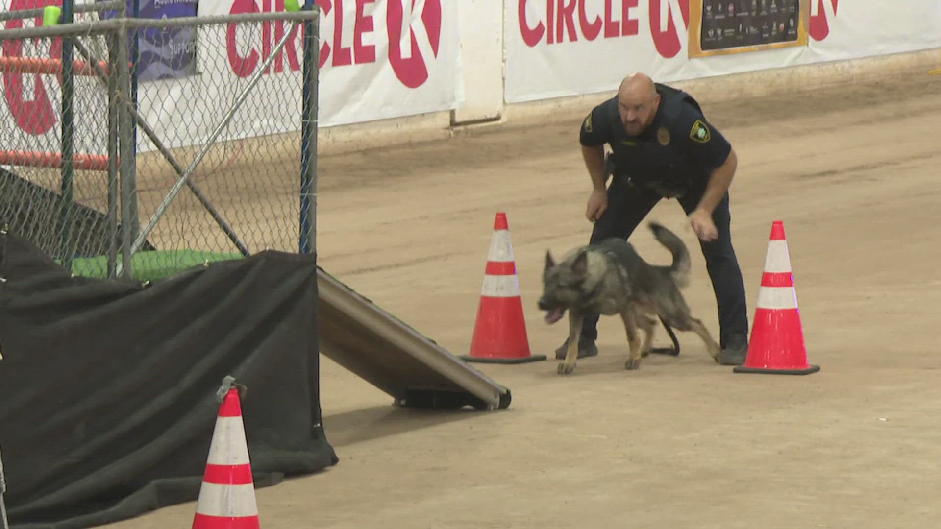 K-9 officers from around the country were in the Valley showing off their skills at the Desert Dog trials.