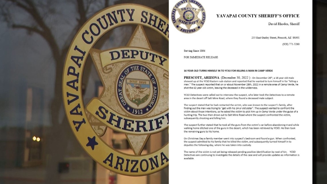 Arizona teen confesses to killing 62-year-old in the woods | 12news.com