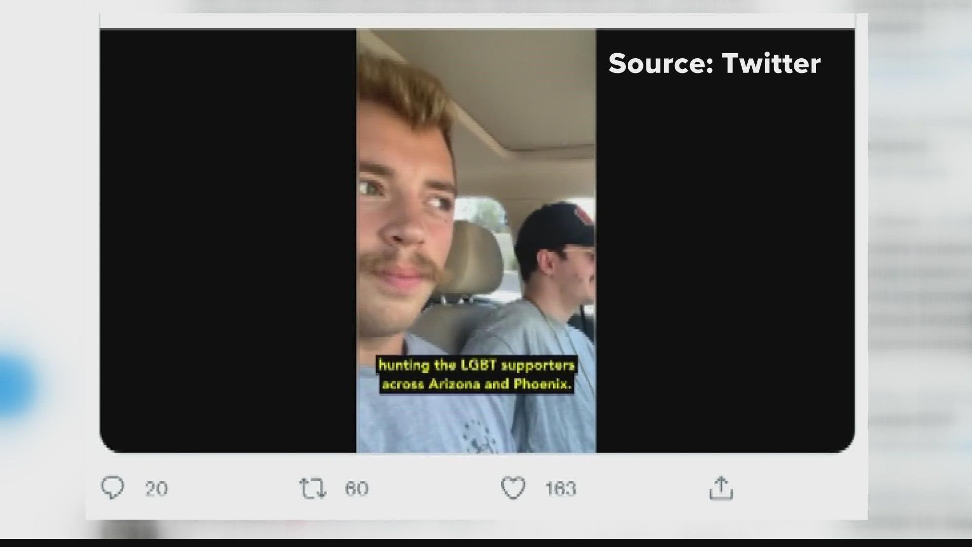 A Phoenix man, Ethan Schmidt Crockett, is not new to social media or police. His actions have raised questions before about what is protected by freedom of speech.