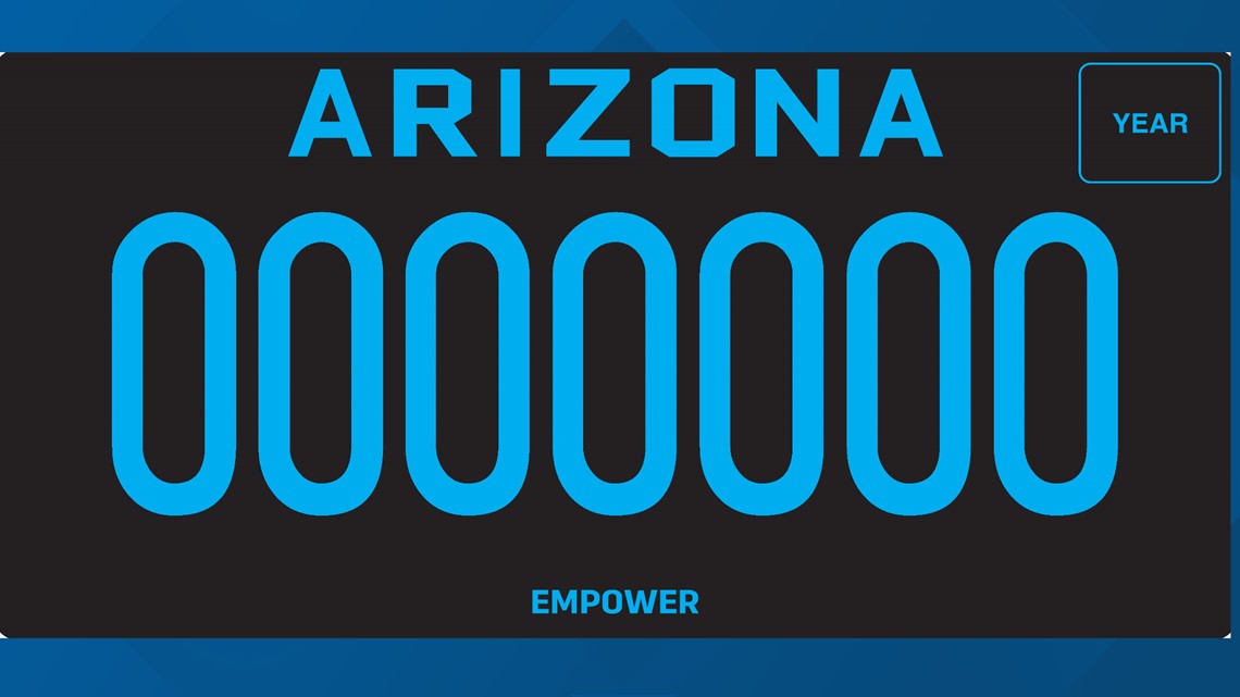 New Arizona specialty license plate Over 100 options available