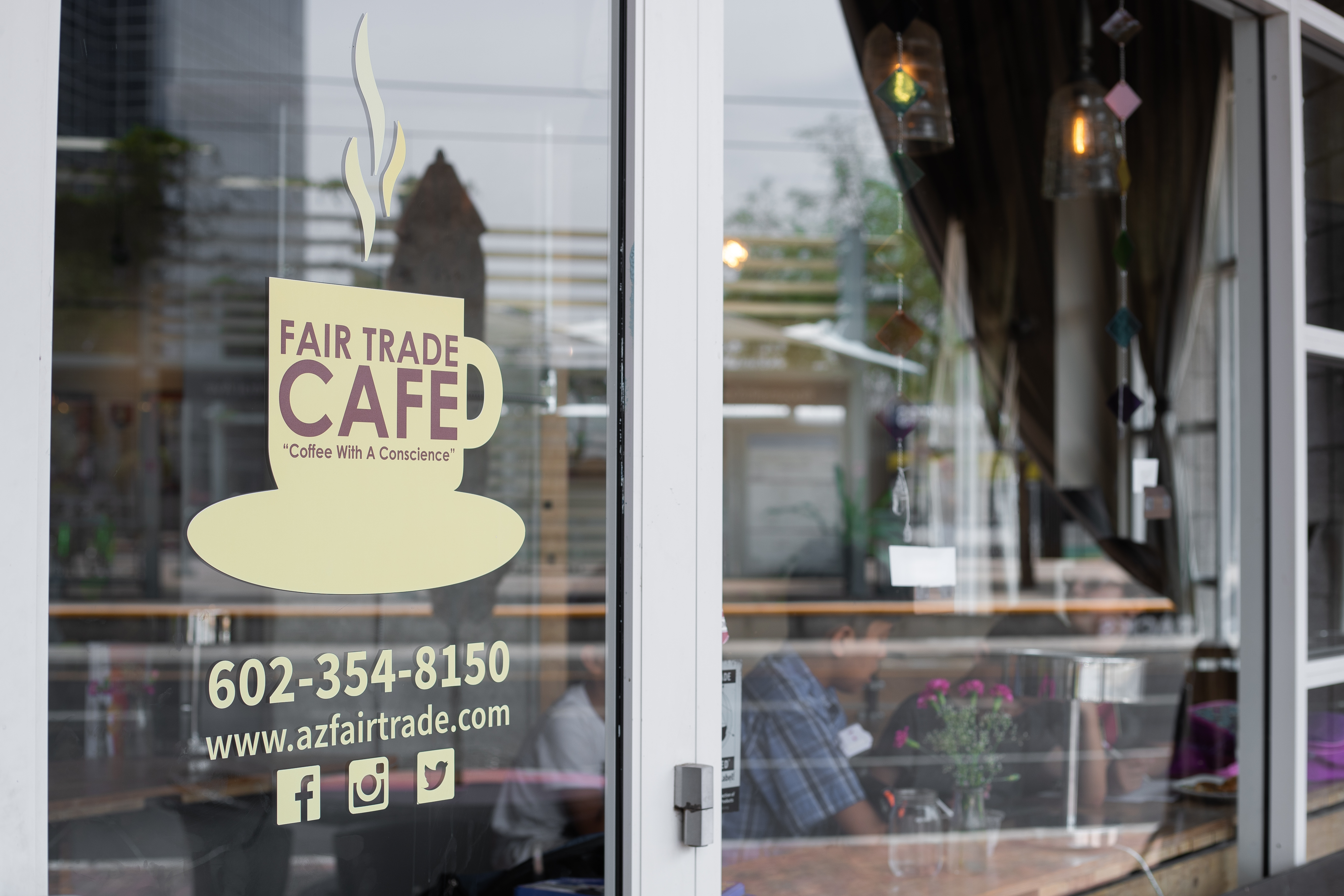 Stephanie Vasquez says it was a difficult decision to close the Fair Trade Cafe in downtown Phoenix. She believes it is the socially responsible thing to do.