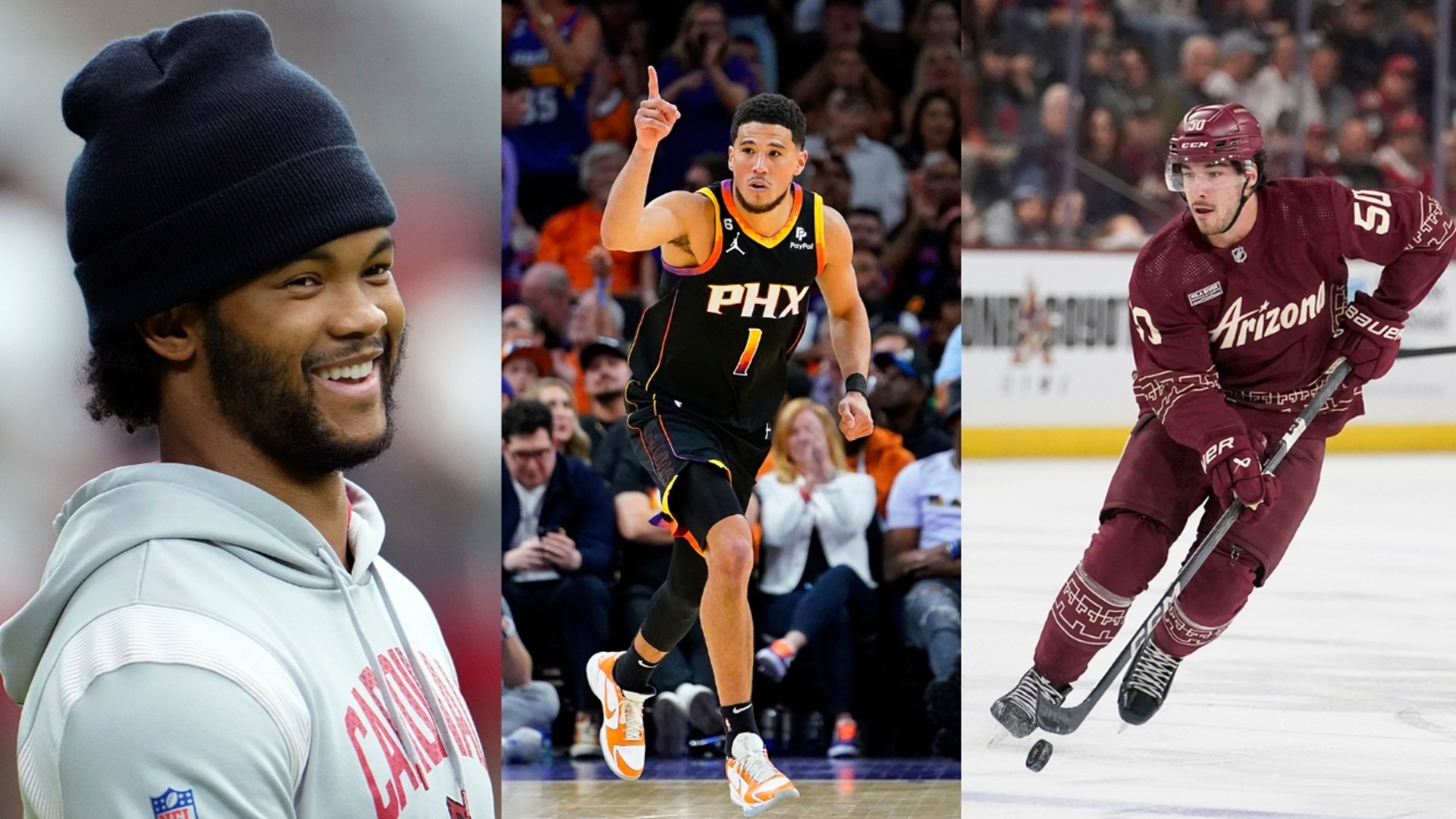 in this edition of 'Triple Threat,' Cameron Cox, Lina Washington and Luke Lyddon talk about 3 of top sports topics in Arizona: Kyler Murray, the Suns and the Coyotes