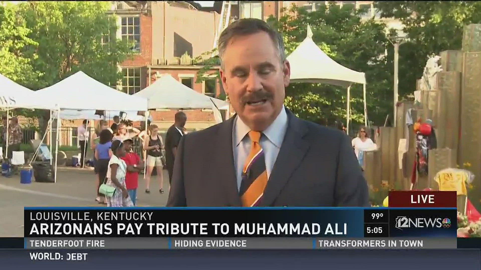 Thousands of people turned out to honor the life of Muhammad Ali