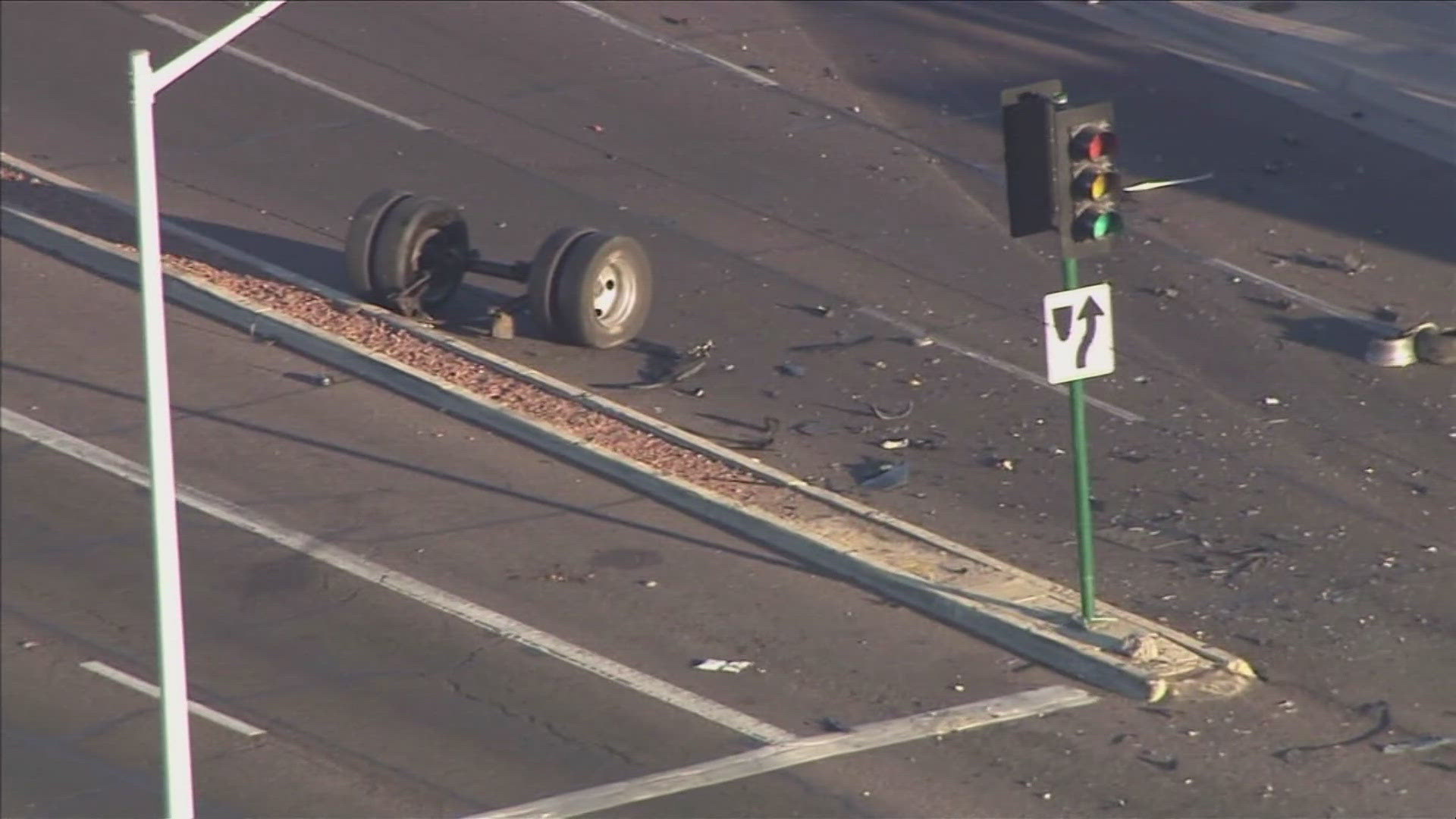 Two people have died and a third is in the hospital after a crash on Grand Avenue at 33rd Avenue, Phoenix police confirmed.