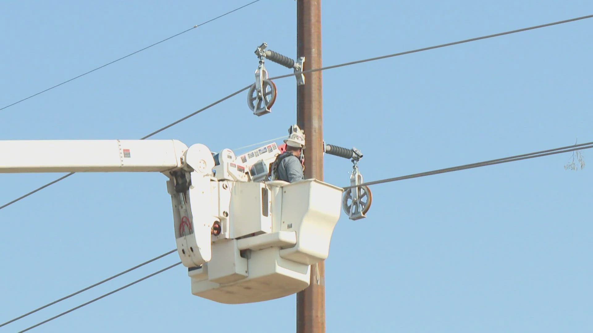 In North Phoenix, 27 power poles were toppled, leaving many without power.