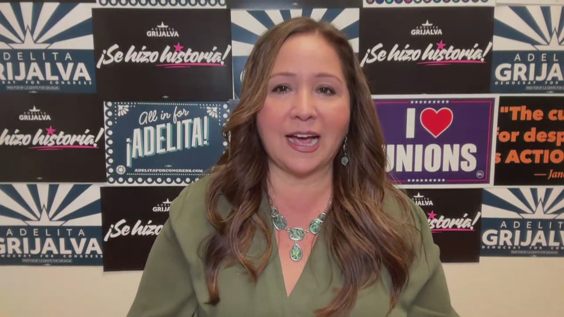Congresswoman-elect Grijalva is speaking out about her swearing-in being delayed. 