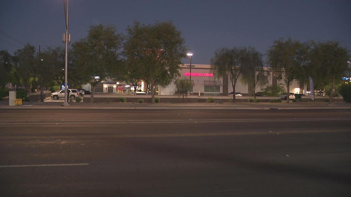 Drive-by shooting occurs near Glendale hospital, police say. The suspect is on the run.