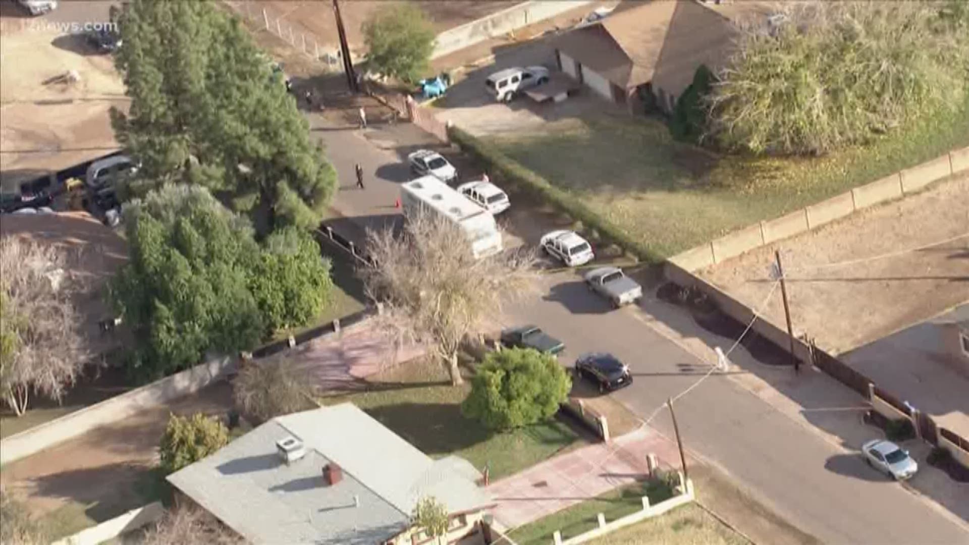 A 48-year-old man was found in a home near 35th Avenue and Union Hills Drive.