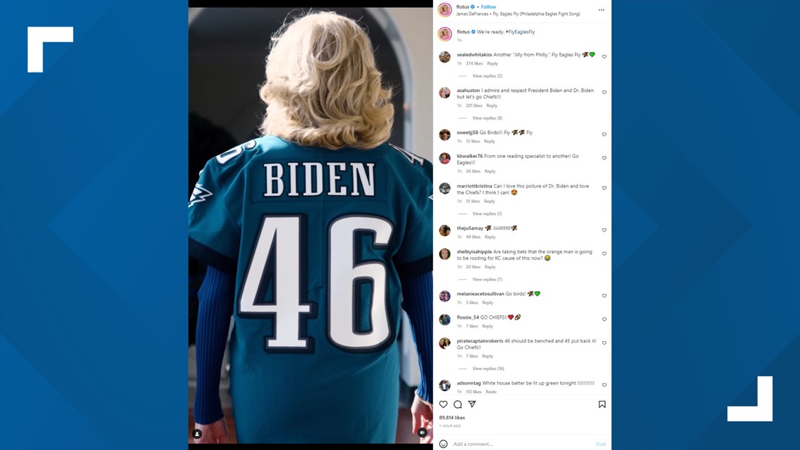 Jill Biden not shy about her 'Philly girl' sports fandom – The Denver Post