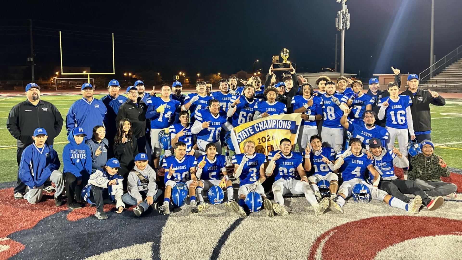 The Hayden Lobos won the 1A state title for the second straight season! Here are highlights and postgame reaction from the big win. 