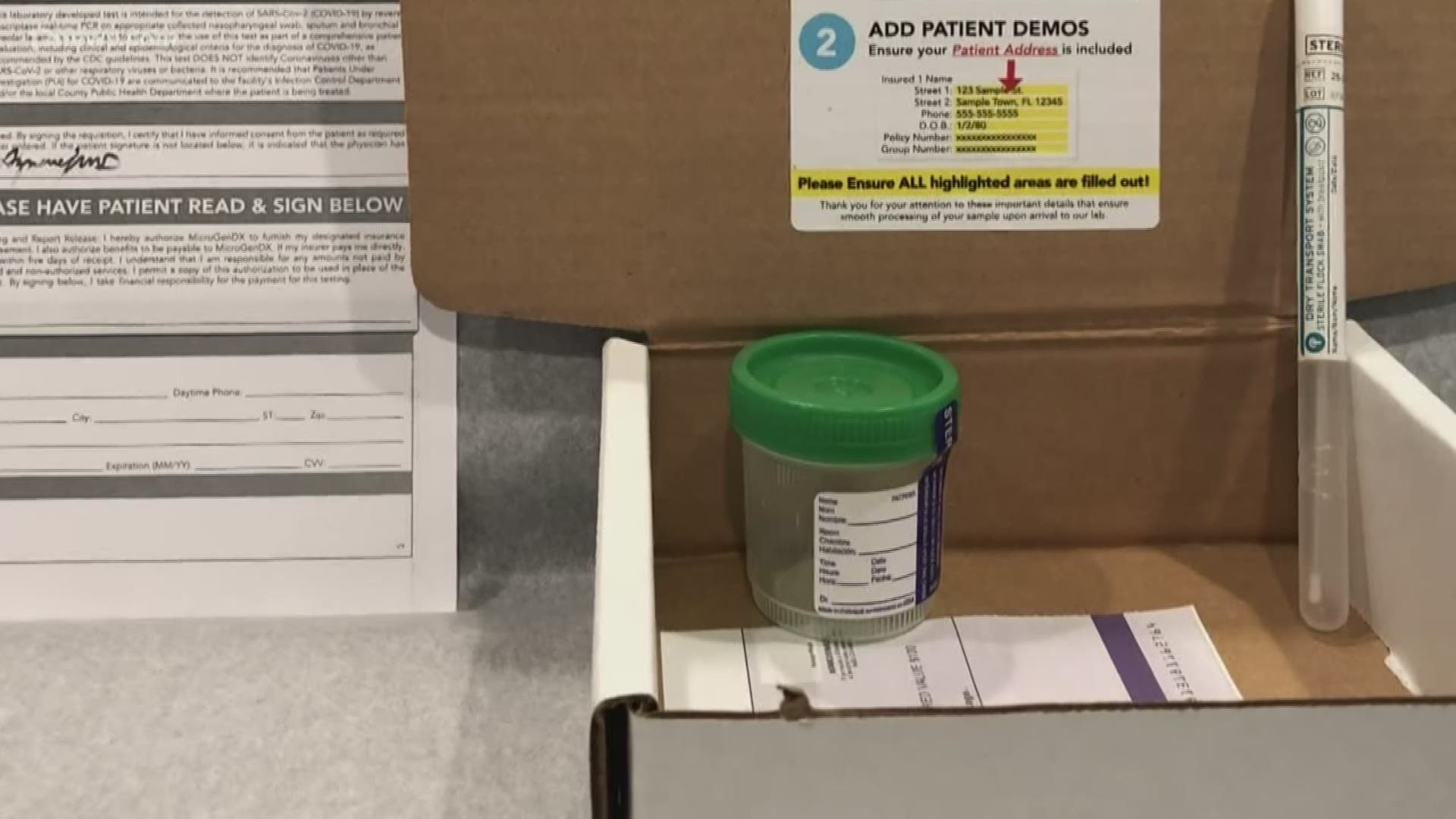 Some clinics in Phoenix are using the tests but because the lab is not federally contracted, patients have to pay for the test out of pocket.