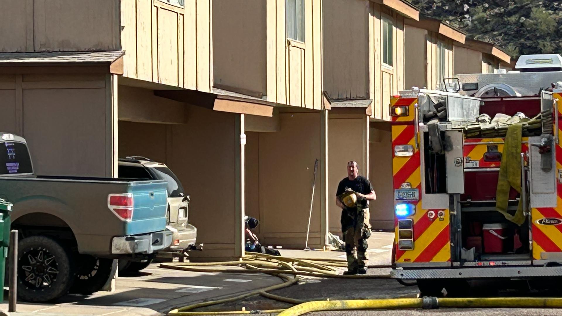Dog dies, person displaced after Phoenix apartment fire | 12news.com
