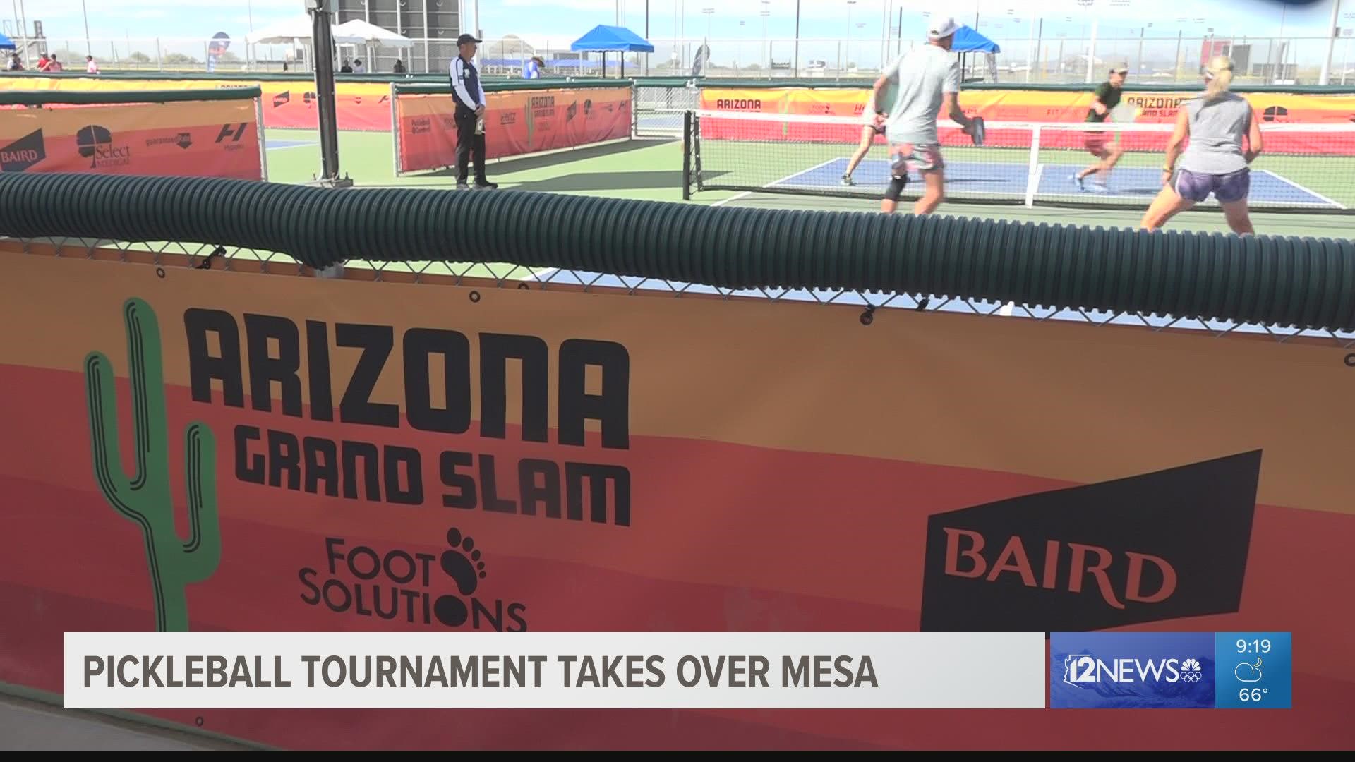 Bell Bank Park in Mesa welcomed the Arizona Grand Slam Professional Pickle Ball Association event this week.