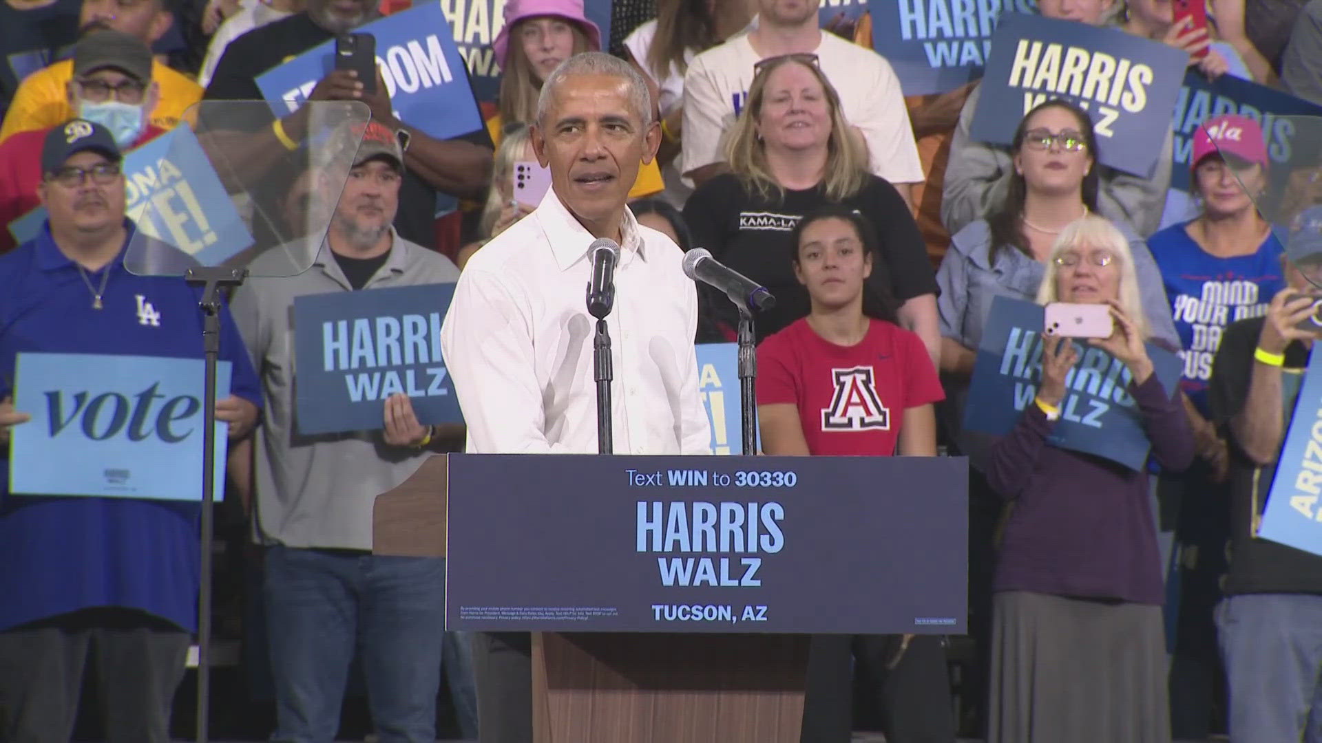 The Harris-Walz campaign is trying to rally support in the Sun Belt with several Democratic politicians scheduled to be in Arizona through next week.