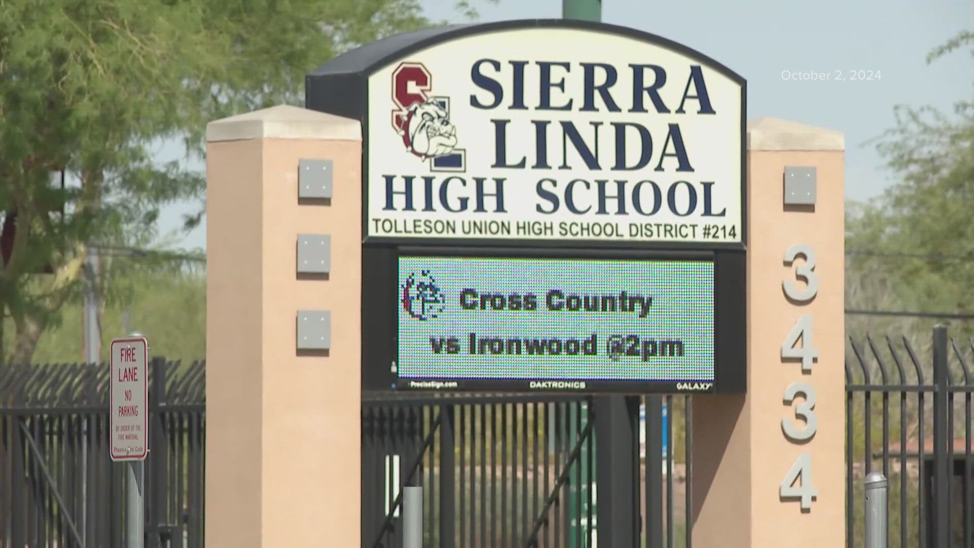 Phoenix police say the arrest was made less than 24 hours after Sierra Linda High School went on lockdown.