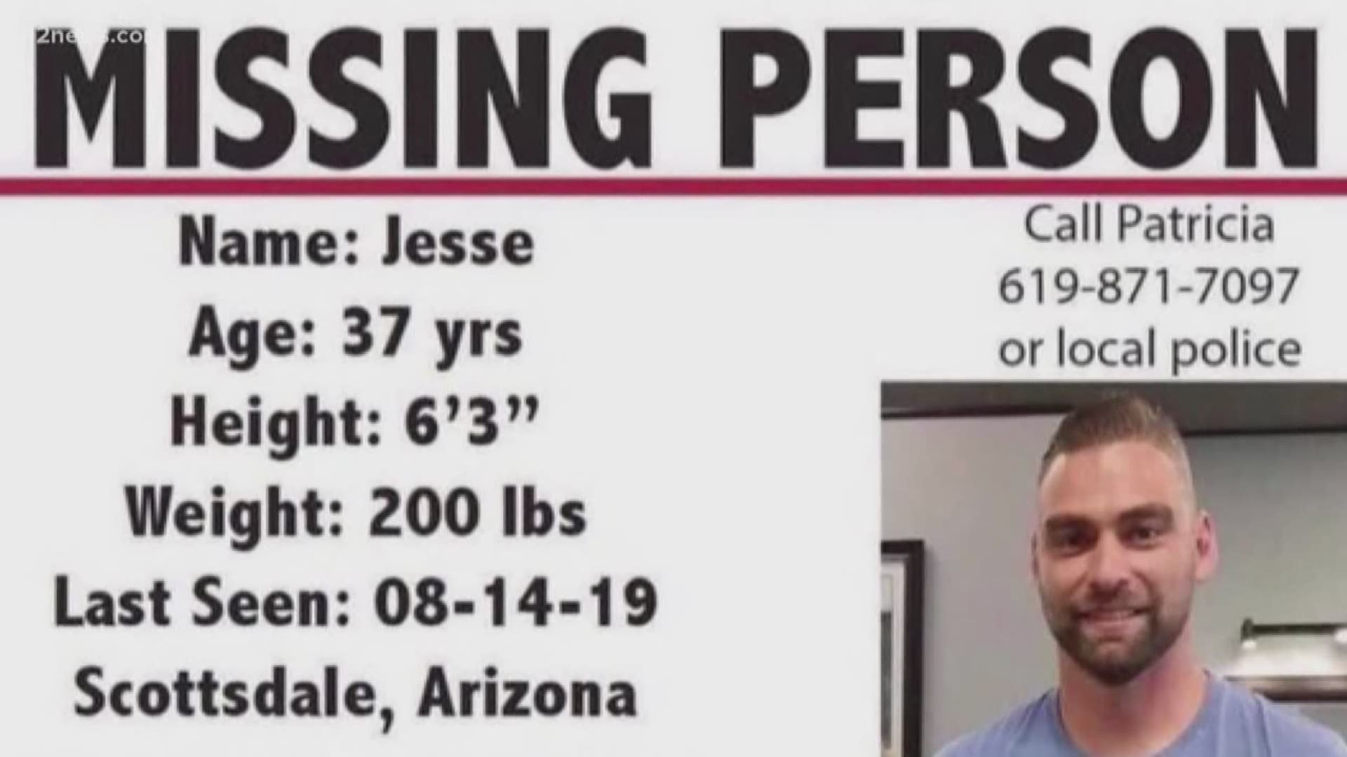 The search for a missing Marine continues, this time the search taking to the skies. The search is gaining national attention now as planes and helicopters are helping to locate Jesse Conger, 
a marine and search and rescue diver himself, who went missing from a Scottsdale apartment on August 14. A $30,000 reward is being offered to help locate Jesse.