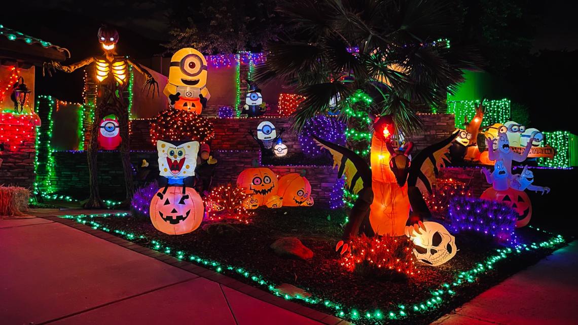 This Ahwatukee Halloween house display is cranked up to 11