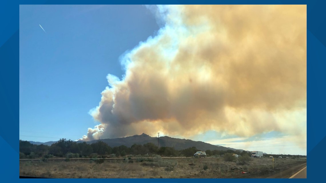 Evacuations lifted as Flag Fire continues to burn in Hualapai Mountains near Kingman - Vimarsana News