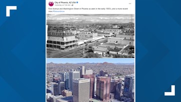 Photo shows what Phoenix intersection looked like in early 1900's ...