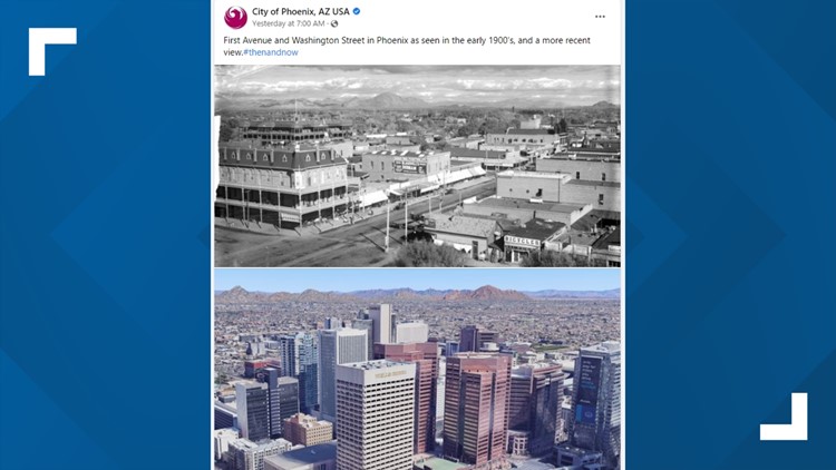 Now and then: See what a Phoenix intersection looked like 100 years ago