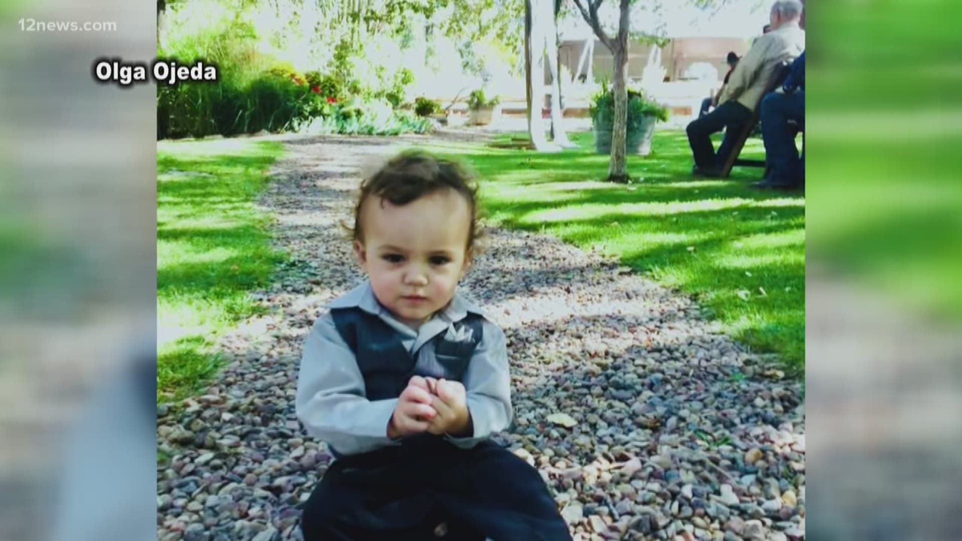 Giovanni Elias Ojeda was at a Halloween party when he ended up in a pool. The one-year-old was breathing when he was pulled out of the pool, but later passed away.