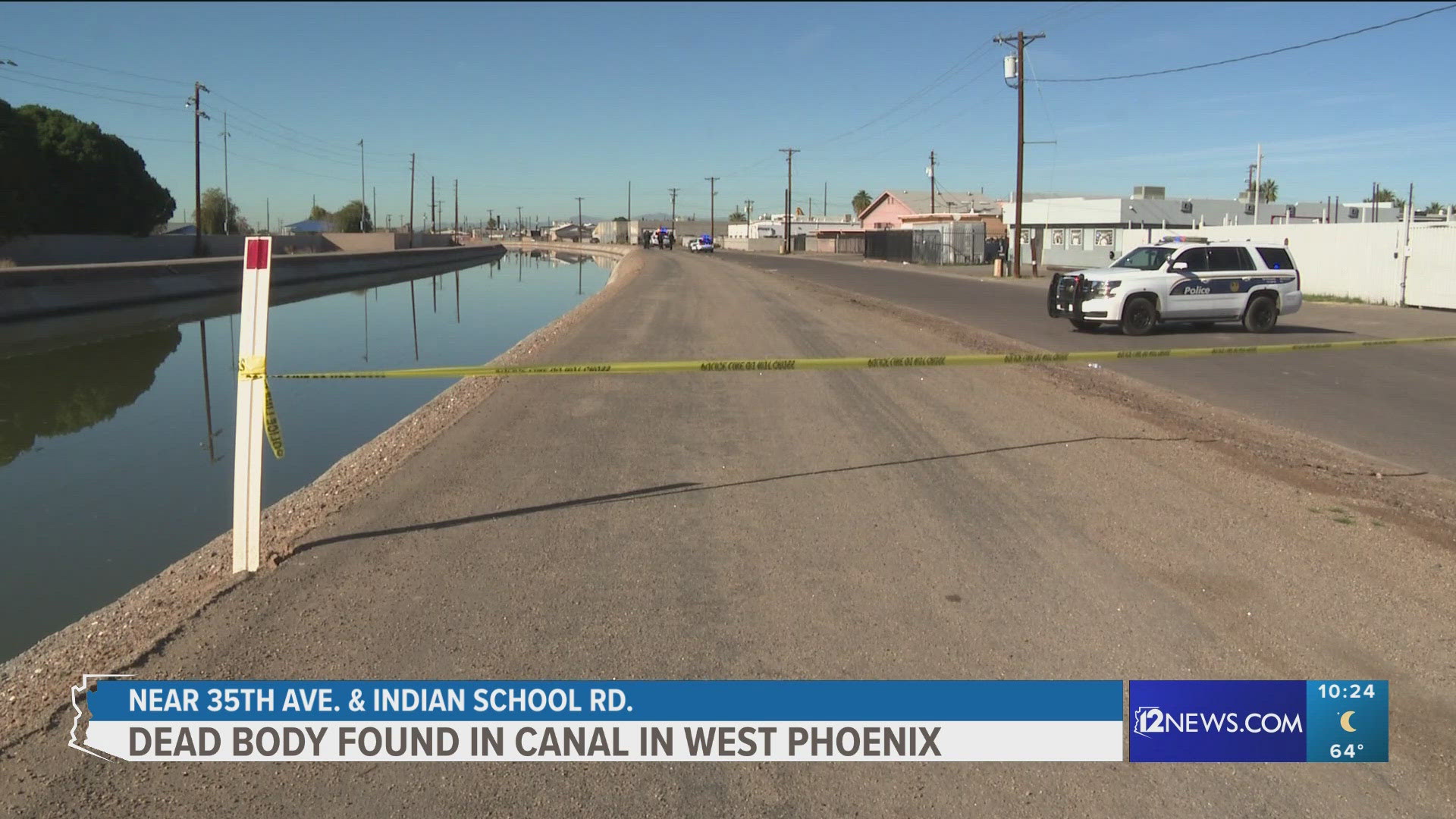 Body found in canal in west Phoenix | 12news.com
