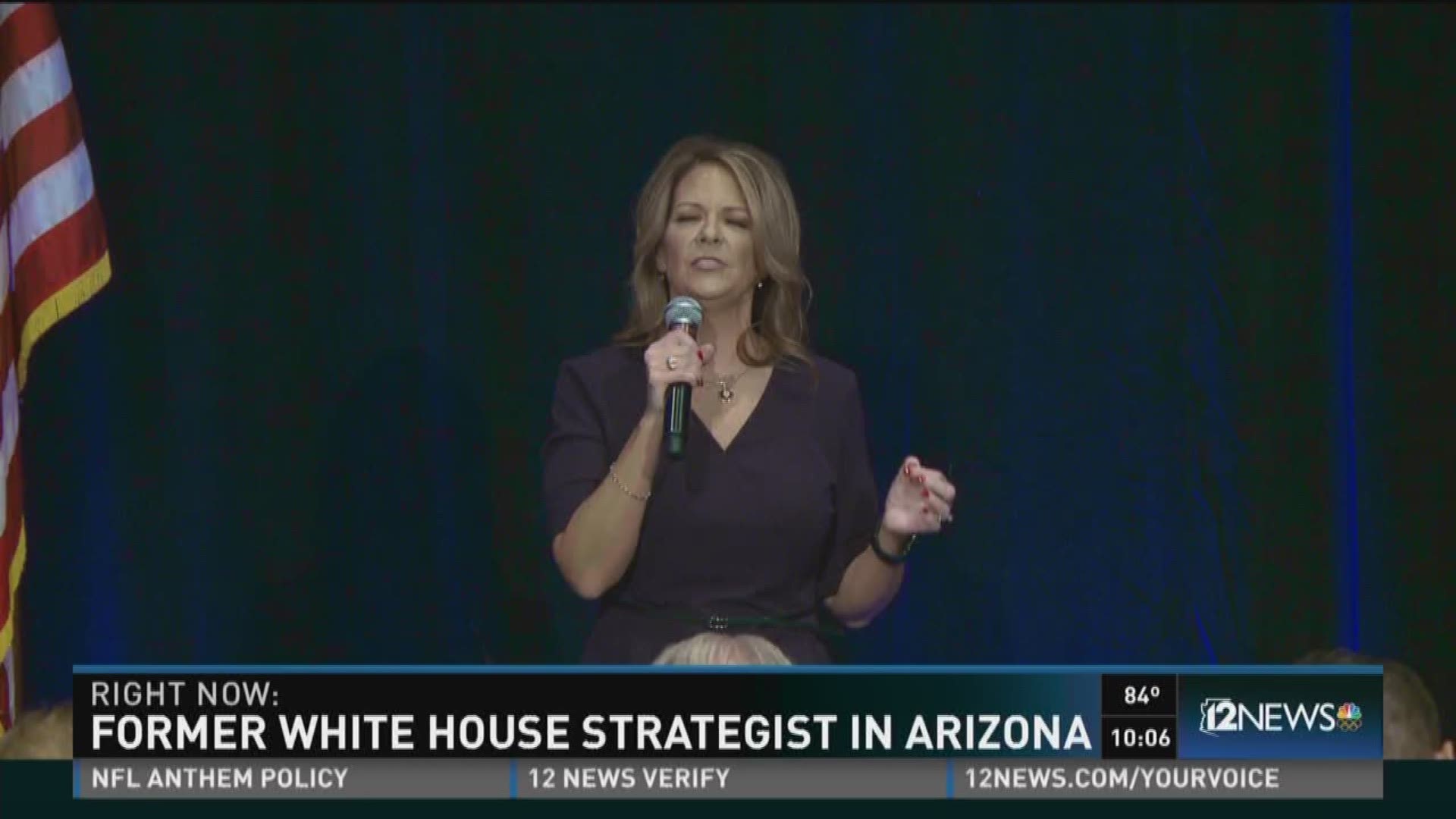 Former White House strategist Steve Bannon made a visit to Arizona to endorse Kelli Ward at her Senate campaign event in Scottsdale.