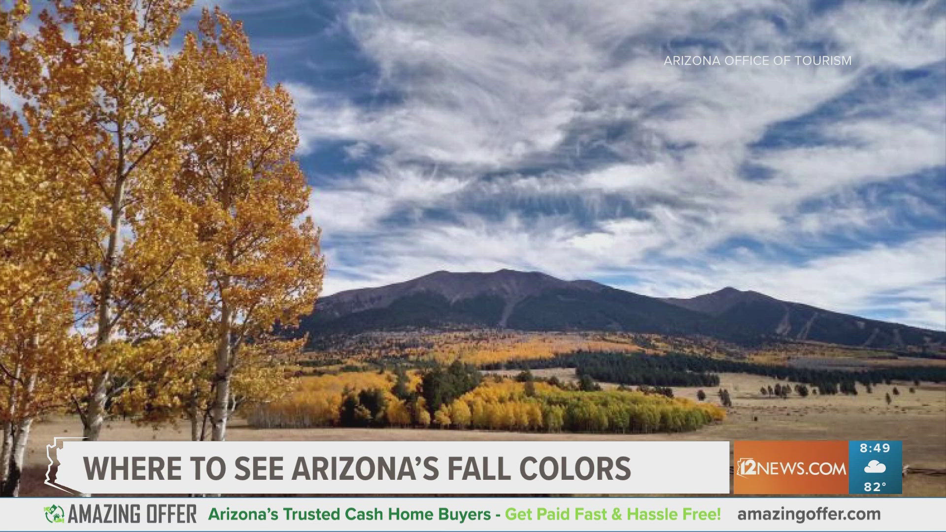 We take a look at some of the great locations across Arizona where you can see the fall foliage.