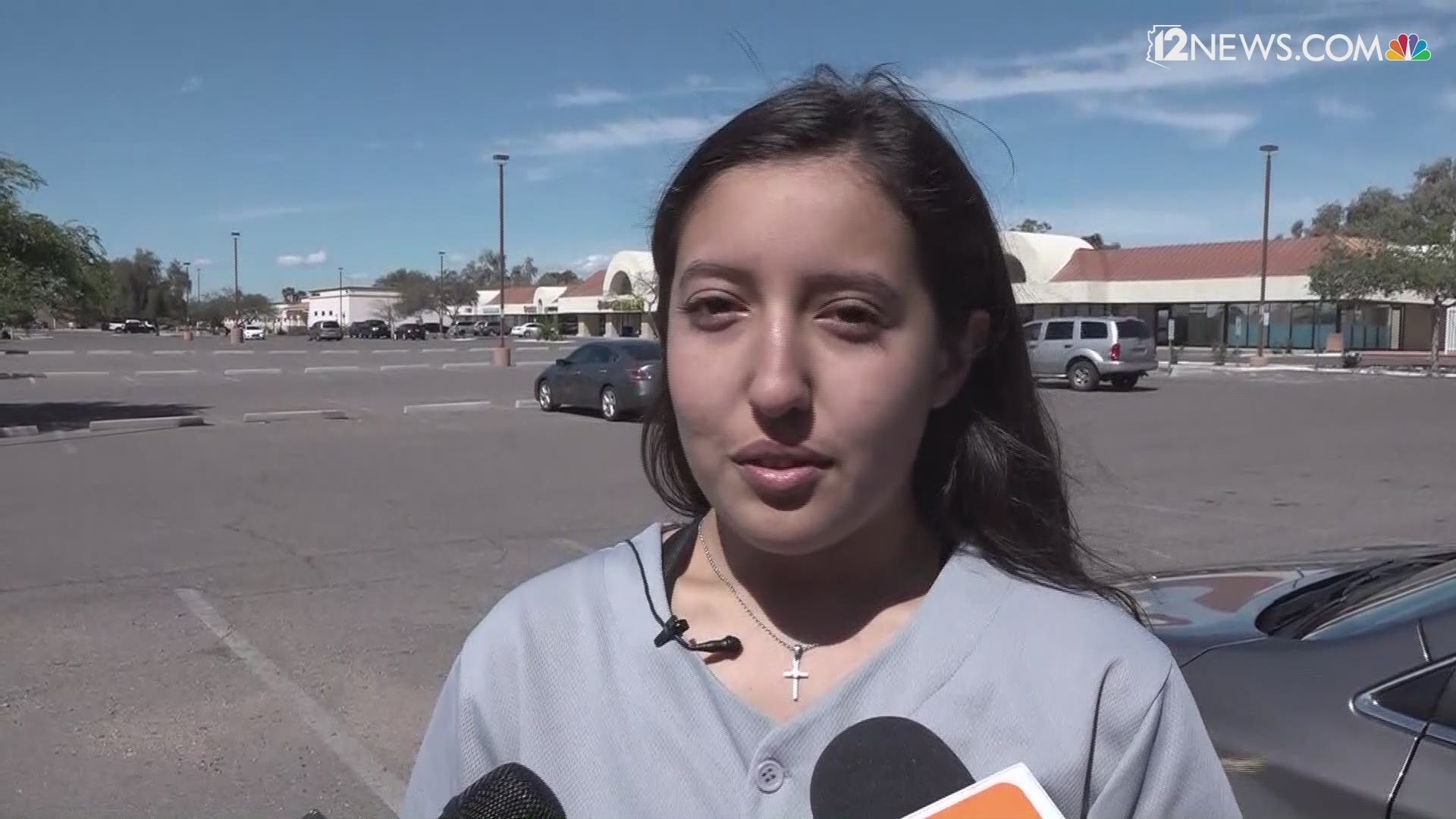 Alma Pineda was involved in the car accident that Phoenix police Officer Paul Rutherford responded to Thursday morning. Officer Rutherford died when he was struck by another vehicle while assisting Pineda. Alma describes Officer Rutherford as being kind to her in the aftermath of her accident. She says his last words were "wife".