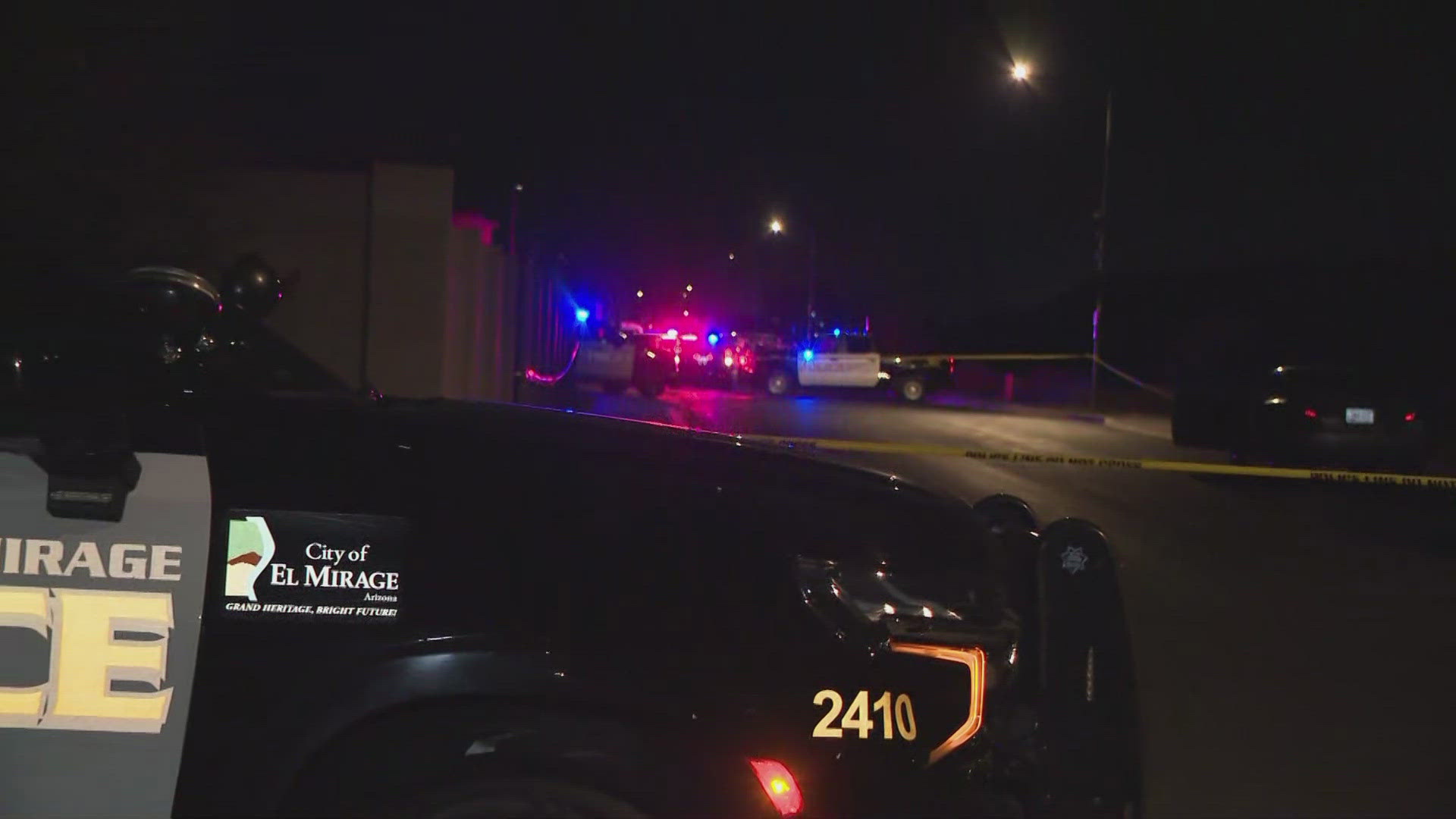 Officers were responding to a 911 call of unknown trouble when they saw a person with what appeared to be a gun, officials said. One officer shot the person. 