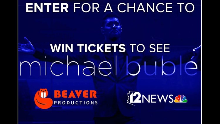 Enter to win tickets to see Michael Buble'