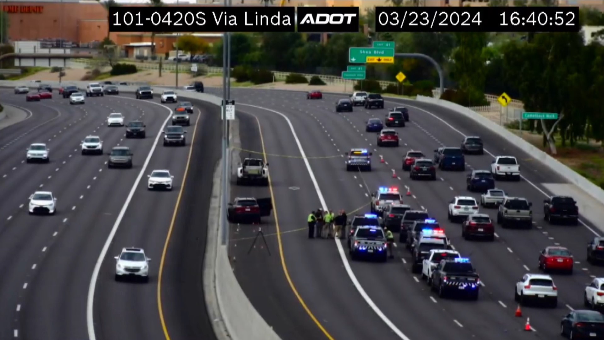 Two drivers crashed into each other during a road rage incident on the Loop 101 in Scottsdale. One of them then opened fire. Watch the video above for more.
