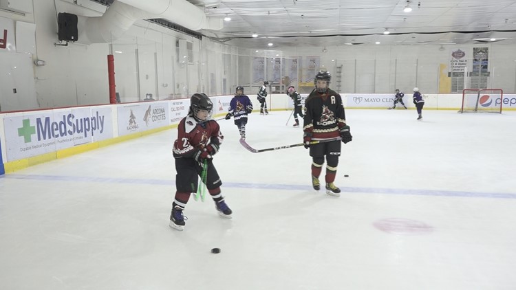 Hockey program run by Arizona Olympian giving girls opportunity to excel on the ice