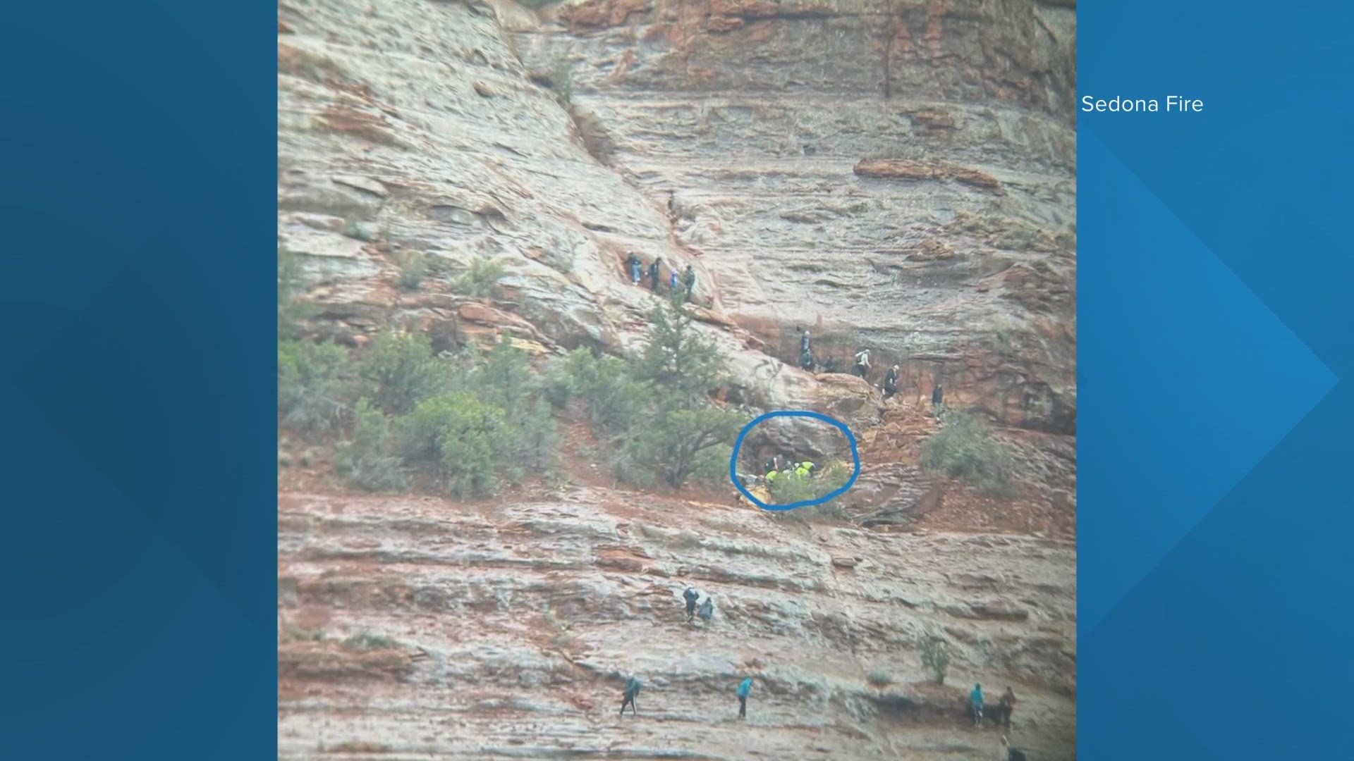 The woman was hurt after a long fall on the Cathedral Rock trail in Sedona and the city's fire department is offering tips to help keep hikers safe.