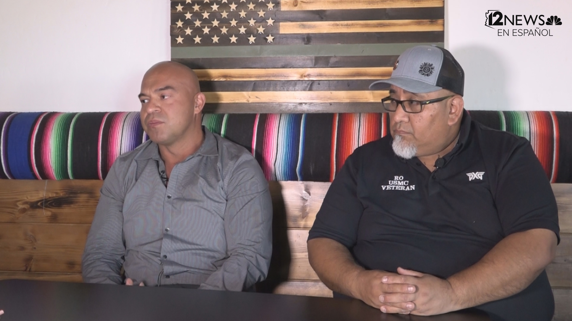 Fernando Monarrez y Romaldo González son veteranos que ayudan a otros veteranos.