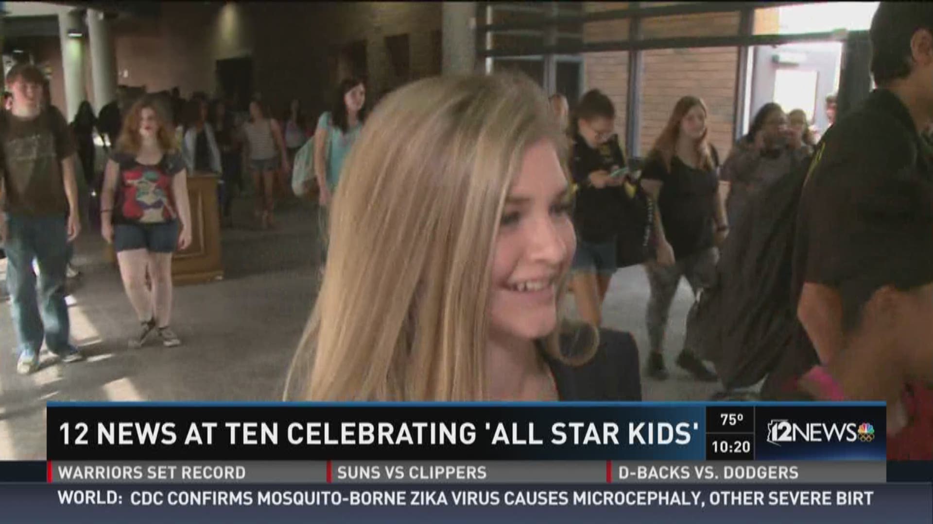 12 news all star kids: Mariah Larronde.
