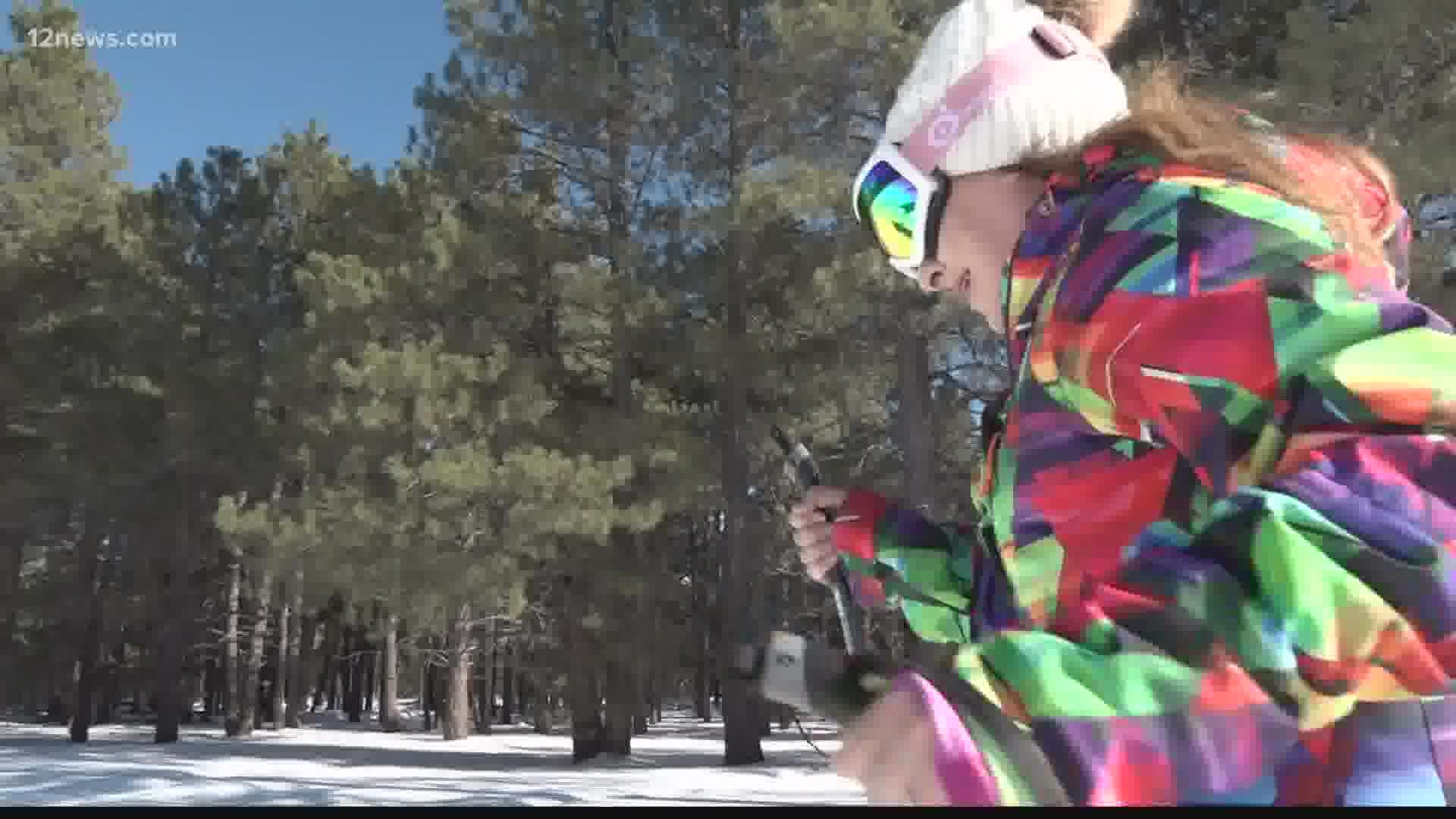 Nordic Village's skies, snow and a yurt can give you a sense of what Winter Olympians go through during the games.