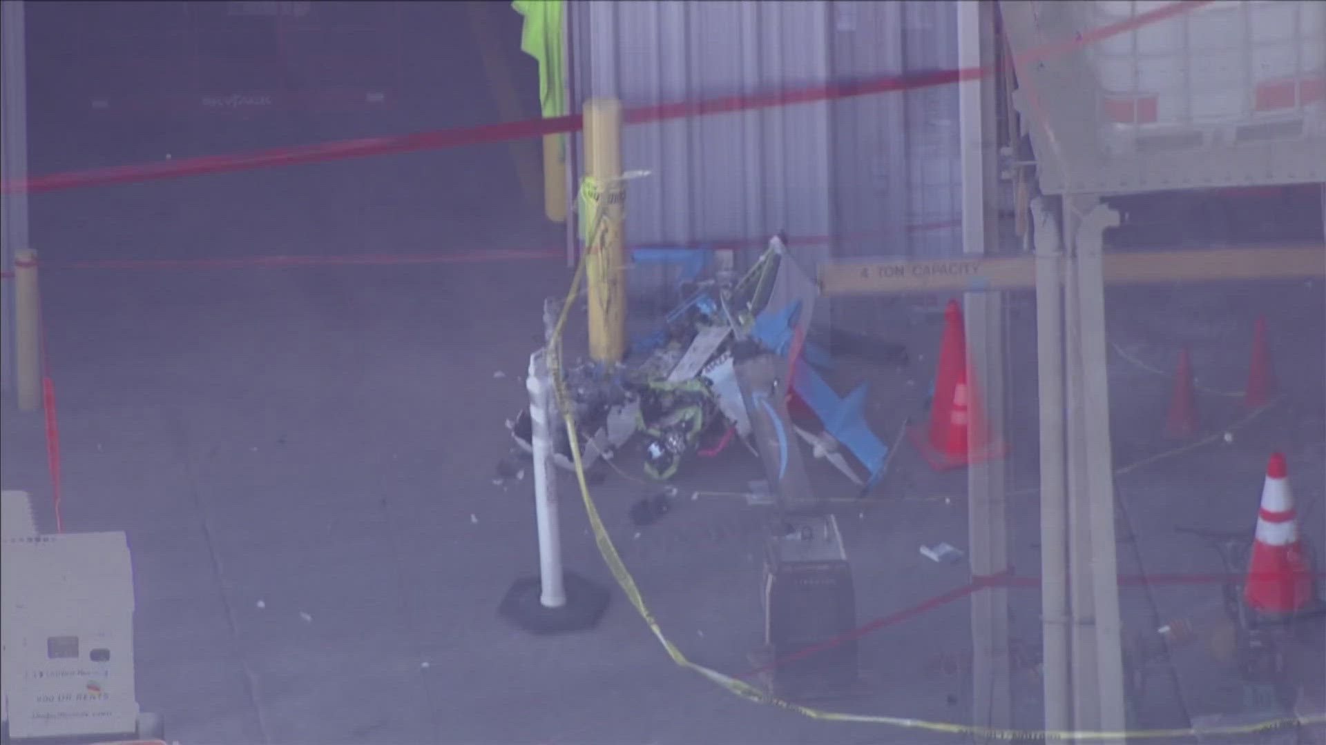 Two Amazon Prime Air drones crashed Wednesday morning at a West Valley facility, officials say.