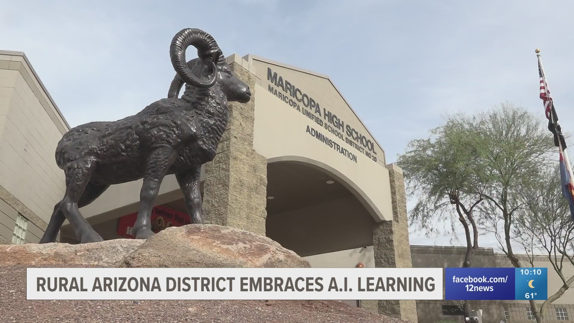 A small but growing school district south of metro Phoenix is aggressively implementing A.I. technology into its curriculum.