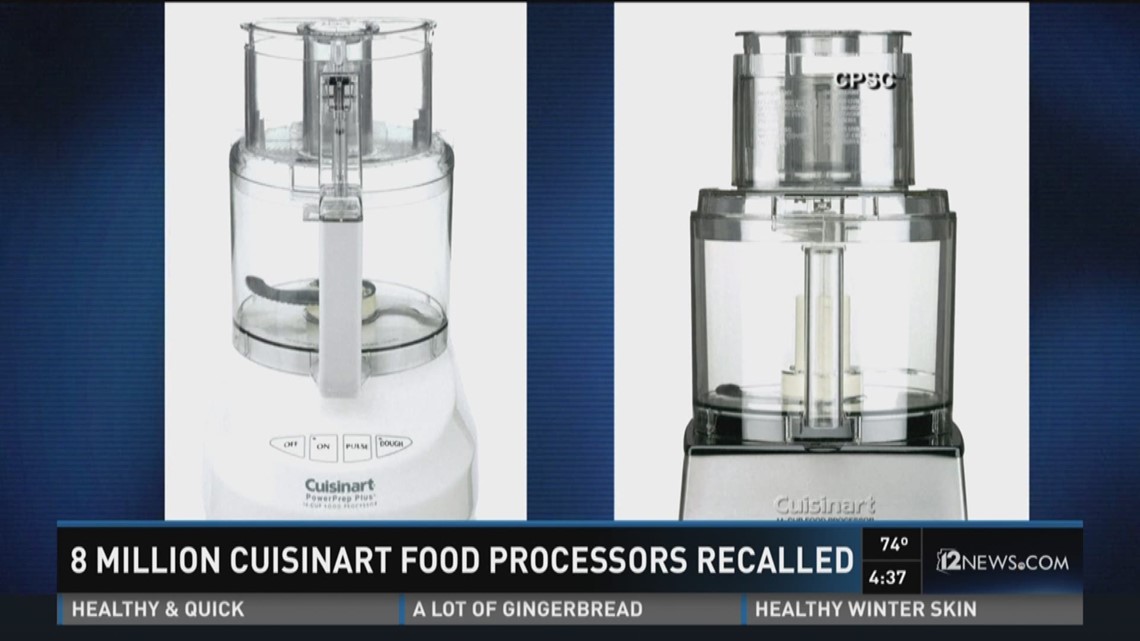 Cuisinart recalls blades in 8 million food processors