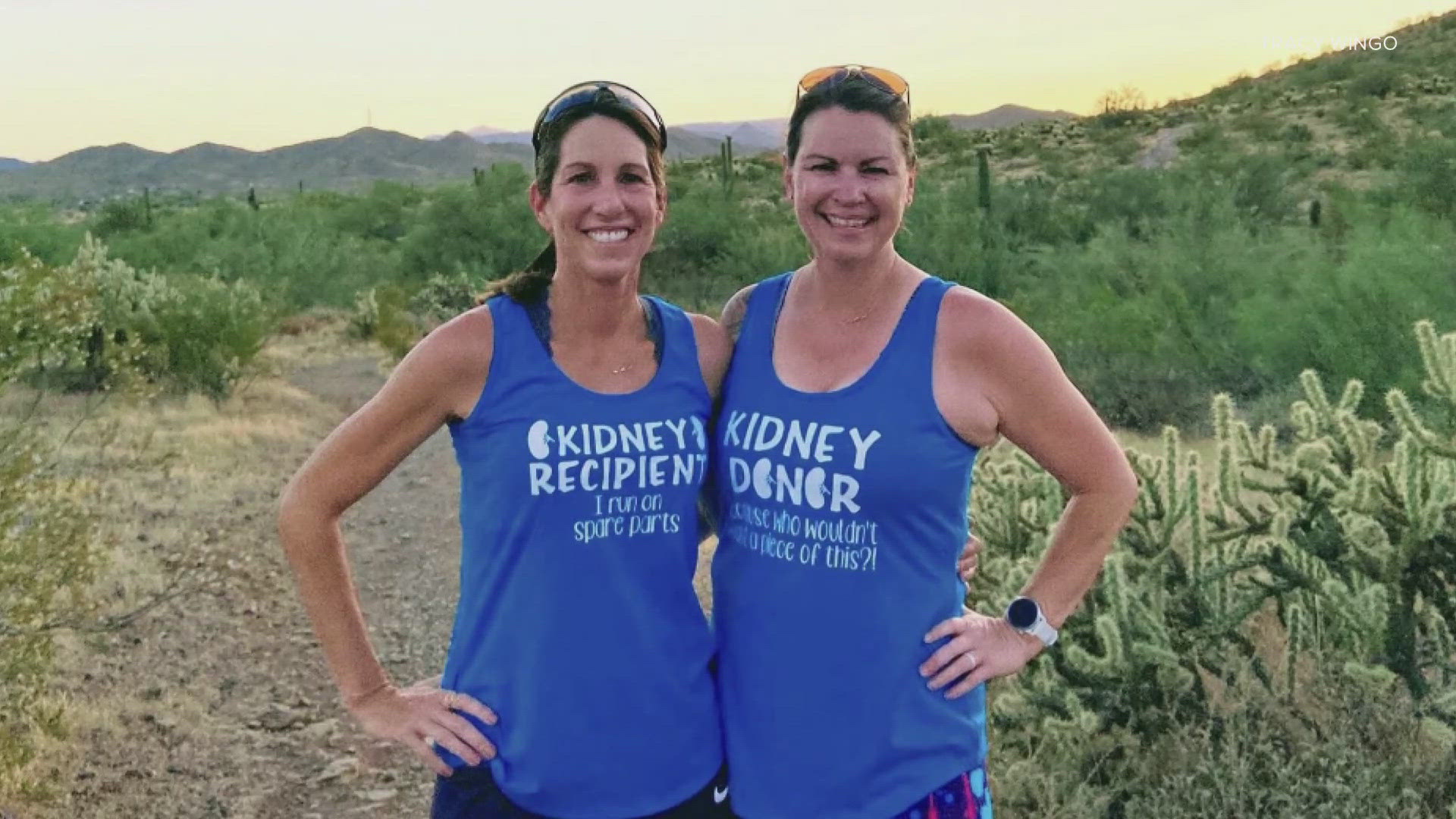 Tracy Wingo took part in the 5th annual Donor Dash, a race held to honor those who gave their organs to help others live, with her donor, Courtney Bullock!