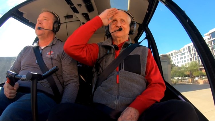 Sky12's Jerry Foster takes his final flight