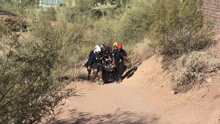 Crews rescue hiker off Camelback Mountain | 12news.com