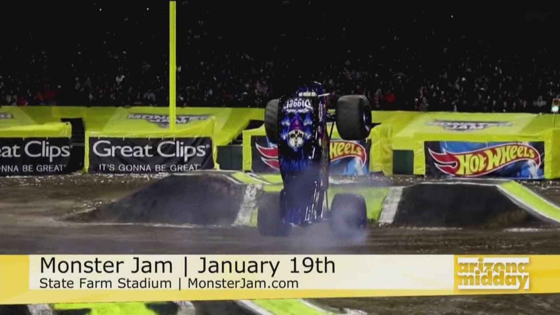Monster Jam Driver Jon Zimmer gives us the scoop on this year's Phoenix Monster Jam and how you can enroll in Monster Jam University!