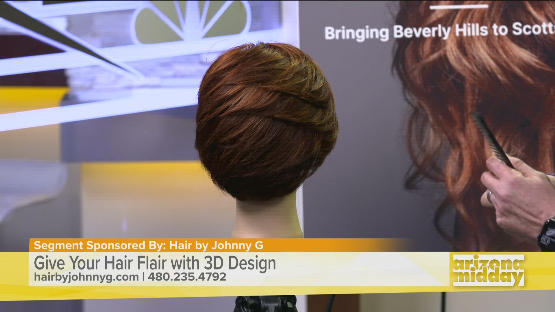 World renowned celebrity hair stylist Johnny G shows us how his 3D hair design gives you the perfect look.