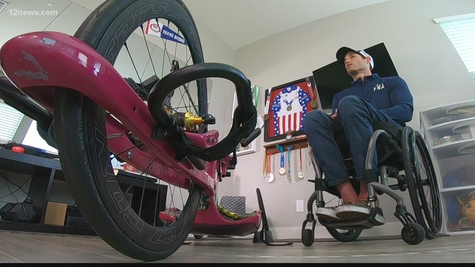 Ryan Pinney is an Arizona native and first-time Paralympian. Niala Charles has more on Pinney as he talks about his excitement heading to Tokyo.