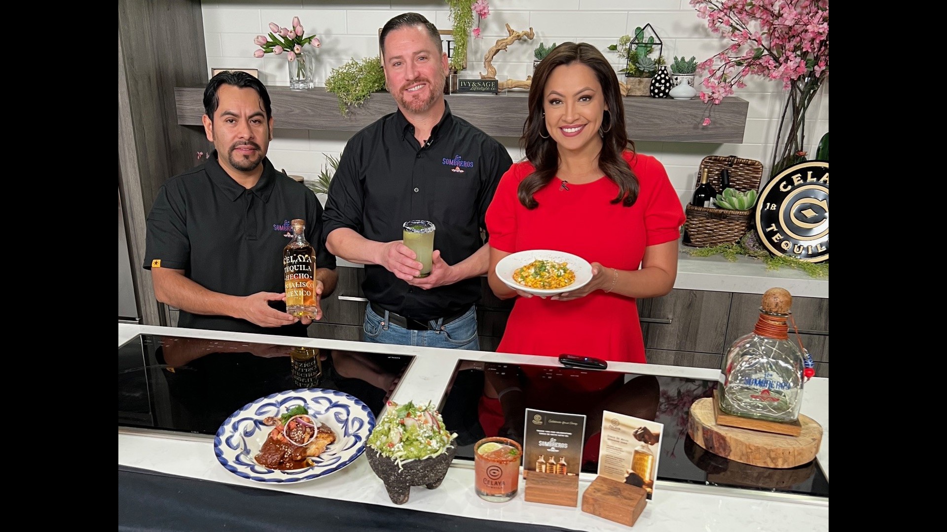 Local Mexican restaurant Los Sombreros shows us how to make a signature dish and shares all the fun plans for the fiesta.