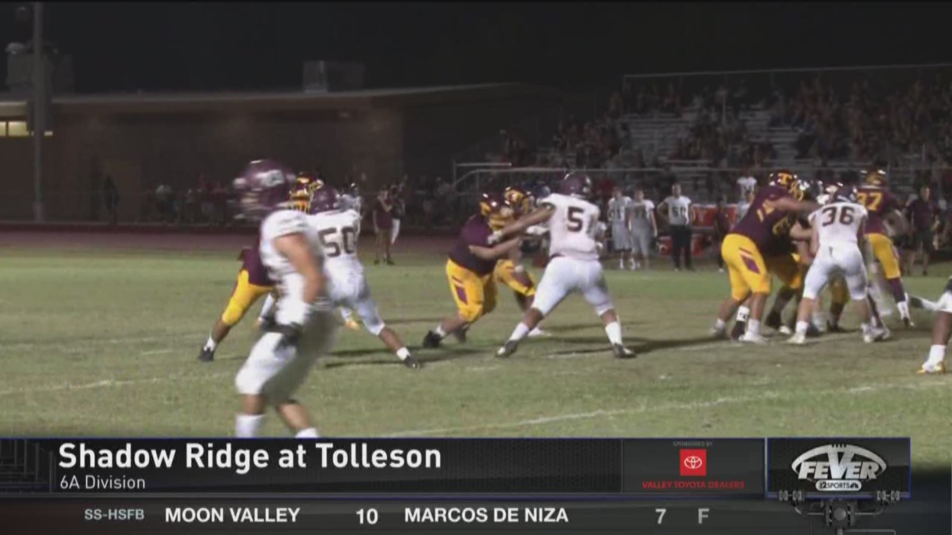 Some slick catches and big drives led Tolleson to a 34-28 win over Shadow Ridge.