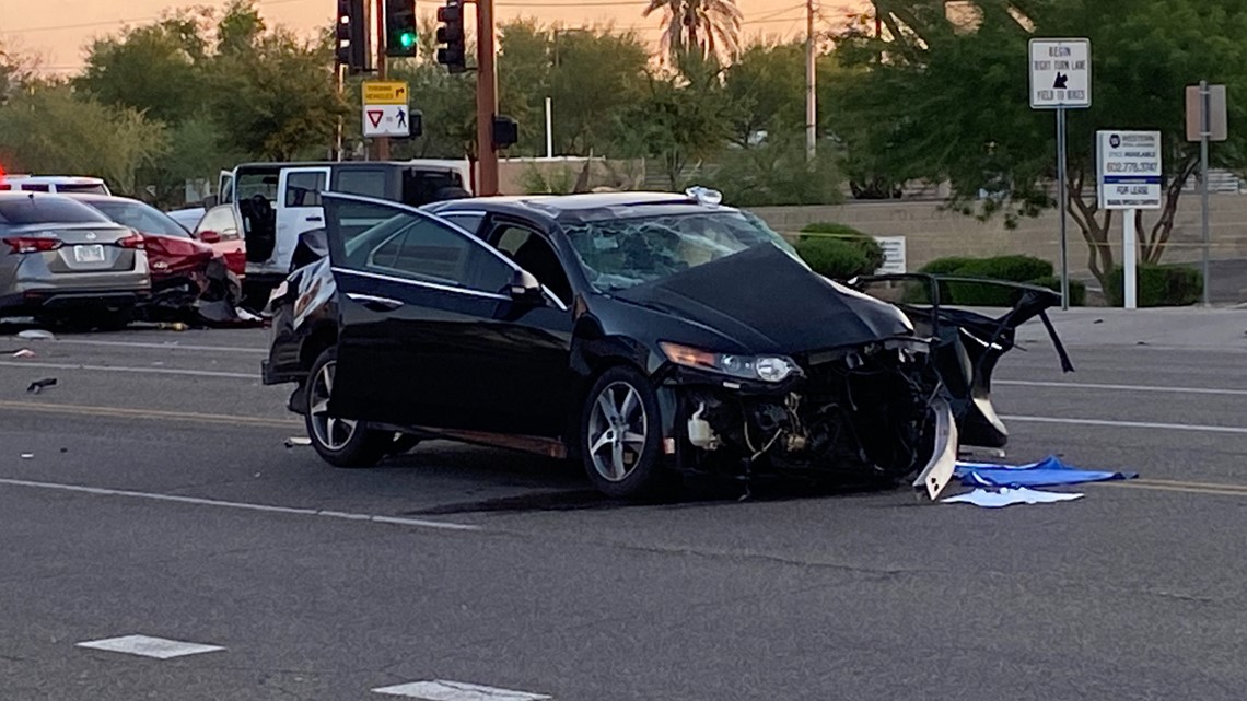 Intersection Of Central Avenue And Camelback Road Closed Due To Multi ...